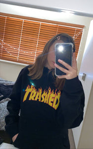 Trashed hoodie